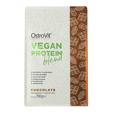 Протеин OstroVit Vege Protein Blend 700 g /23 servings/ Chocolate Протеин OstroVit Vege Protein Blend 700 g /23 servings/ Chocolate