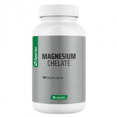 Микроэлемент Магний для спорта Sporter Magnesium Chelate 90 Caps