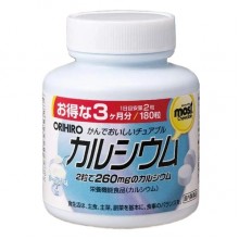 Микроэлемент Кальций Orihiro Calcium 180 Chewable Tabs Yogurt