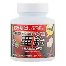 Микроэлемент Цинк Orihiro Zinc 180 Chewable Tabs Grape Микроэлемент Цинк Orihiro Zinc 180 Chewable Tabs Grape