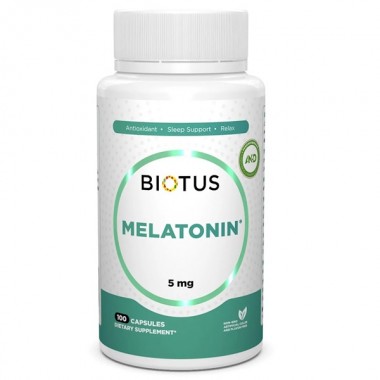 Мелатонин для сна Biotus Melatonin 5 mg 100 Caps BIO-530401