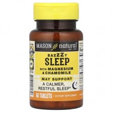 Комплекс для сна Mason Natural Eazzzy sleep with Magnesium & Chamomile 60 Tabs
