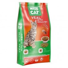 Wise Cat Veal with poultry Сухой корм для кошек Телятина с птицей, упаковка 400г Wise Cat Veal with poultry Сухой корм для кошек Телятина с птицей, упаковка 400г