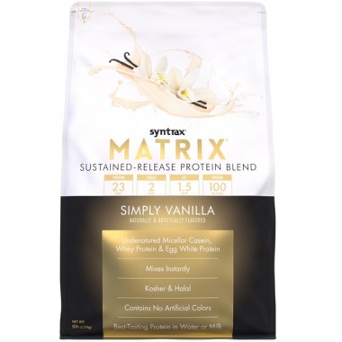 Протеин Syntrax Matrix 5.0 2270 g /76 servings/ Simply Vanilla
