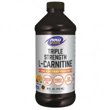 Карнитин NOW Foods L-Carnitine Liquid 3000 mg 473 ml /31 servings/ Citrus