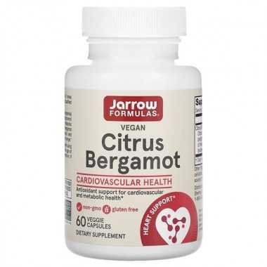 Натуральная добавка для иммунитета Jarrow Formulas Citrus Bergamot 500 mg 60 Veg Caps