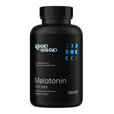 Мелатонин для спорта OstroVit Melatonin 300 Tabs