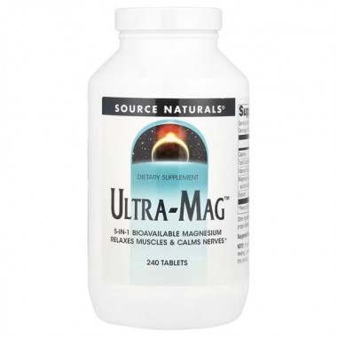 Микроэлемент Магний Source Naturals Complex Ultra-Mag 240 Tabs