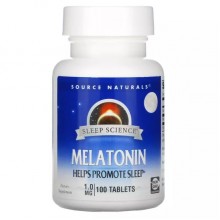 Мелатонин для сна Source Naturals Melatonin 1 mg 100 Tabs