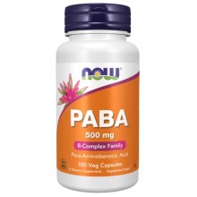 Фолиевая кислота NOW Foods PABA 500 mg 100 Veg Caps Фолиевая кислота NOW Foods PABA 500 mg 100 Veg Caps