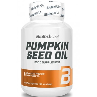 Натуральная добавка для спорта BioTechUSA Pumpkin seed oil 60 Softgel Capsules