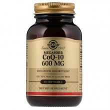Коэнзим Solgar Megasorb CoQ-10 600 mg 30 Softgels