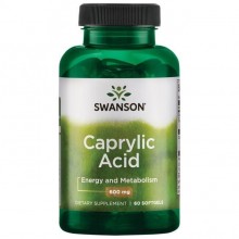 Каприловая кислота Swanson Caprylic Acid 600 mg 60 Softgels Каприловая кислота Swanson Caprylic Acid 600 mg 60 Softgels