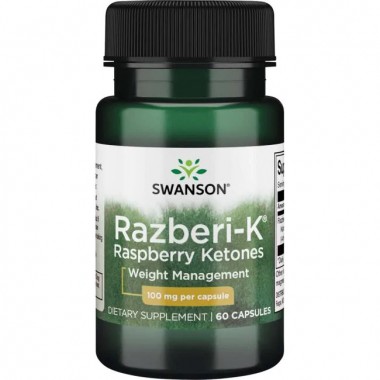 Экстракт для похудения Swanson Razberi-K 100 mg 60 Caps