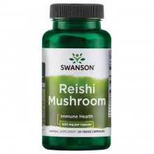 Грибной комплекс Swanson Reishi Mushroom 600 mg 60 Veg Caps