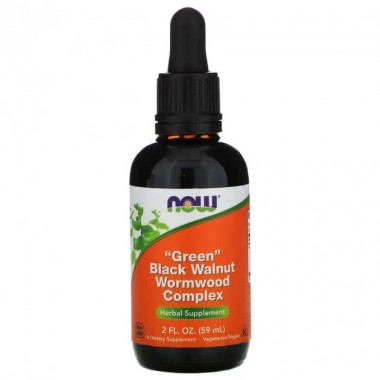 Черный орех NOW Foods Green Black Walnut Wormwood Complex 59 ml /36 servings/