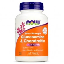 Препарат для суставов и связок NOW Foods Glucosamine & Chondroitin Extra Strength 60 Tabs