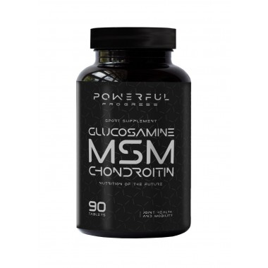 Хондропротектор (для спорта) Powerful Progress Glucosamine-Chondroitin + MSM 90 Tabs