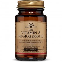 Витамин A Solgar Vitamin A 5000 IU 1500 mcg 100 Tabs