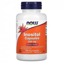 Инозитол NOW Foods Inositol 500 mg 100 Veg Caps