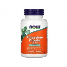 Микроэлемент Калий NOW Foods Potassium Citrate 99 mg 180 Veg Caps