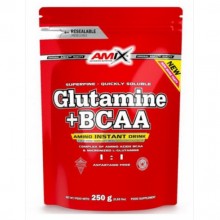 Глютамин для спорта Amix Nutrition L-Glutamine + BCAA 250 g /25 servings/ Mango