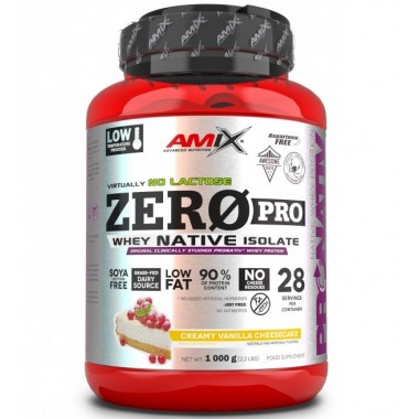 Протеин Amix Nutrition ZeroPro Protein 1000 g /29 servings/ Creamy Vanilla Cheescake