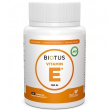Витамин E Biotus Vitamin Е 100 МЕ 60 Caps BIO-530579