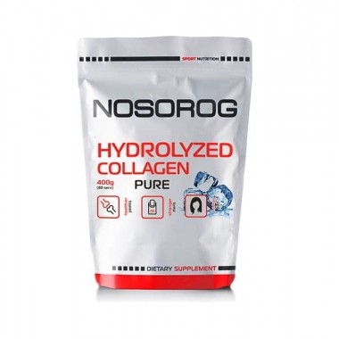Хондропротектор (для спорта) Nosorog Nutrition Hydrolyzed Collagen 400 g /80 servings/ Pure