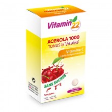 Витамин C VITAMIN'22 ACEROLA 1000 VITAMINE C NATURELLE 24 Chewable Tabs Витамин C VITAMIN'22 ACEROLA 1000 VITAMINE C NATURELLE 24 Chewable Tabs