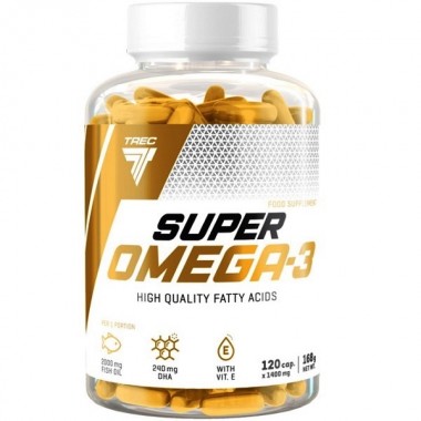 Омега для спорта Trec Nutrition Super Omega 3 120 Caps Омега для спорта Trec Nutrition Super Omega 3 120 Caps