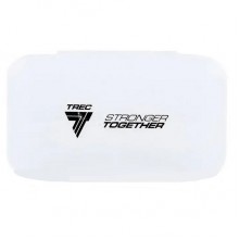 Таблетница (органайзер) для спорта Trec Nutrition Pillbox "stronger together" White