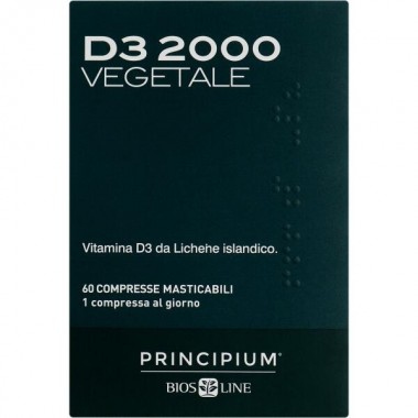 Витамин D Bios Line Principium D3 2000 Vegetale 60 Tabs