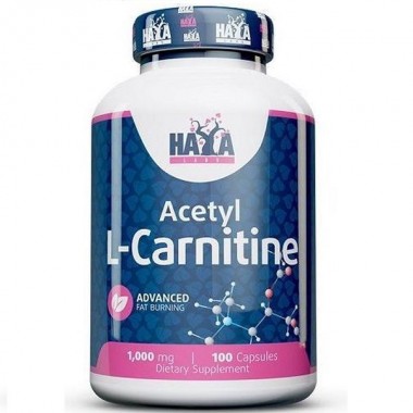 Комплекс Ацетил/Карнитин Haya Labs Acetyl L-Carnitine 1000 mg 100 Caps