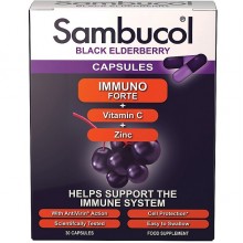 Бузина Sambucol Black Elderberry Immuno Forte 30 Caps