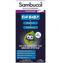 Бузина Sambucol Black Elderberry For Baby Vitamin D + C 14 х 2,2 g