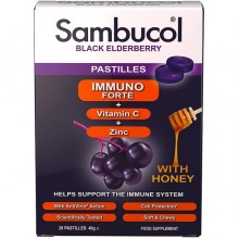 Бузина Sambucol Black Elderberry Immuno Forte 20 Pastilles