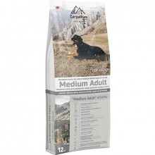 Carpathian Medium Adult Для взрослых собак средних пород. С курицей 32% и палтусом 7%. 12 кг.