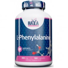 Фенилаланин Haya Labs L-Phenylalanine 500 mg 100 Caps