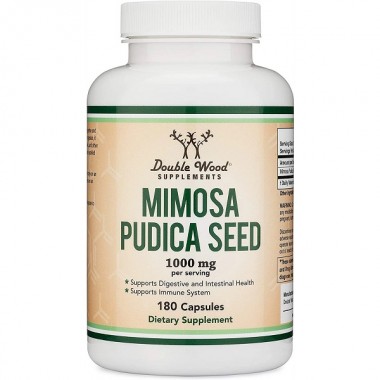 Натуральная добавка для иммунитета Double Wood Mimosa Pudica Extract 1000 mg (2 caps per serving) 180 Caps