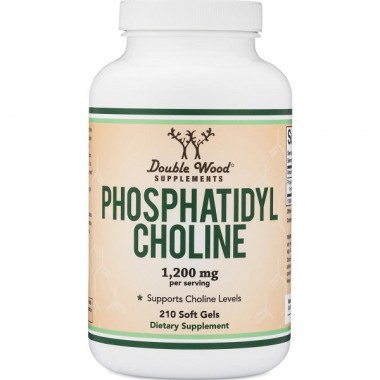 Комплекс для профилактики работы печени Double Wood Phosphatidylcholine Complex 1200 mg 210 Softgels