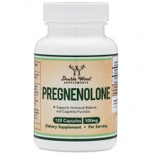 Натуральная добавка для иммунитета Double Wood Pregnenolone 100 mg 120 Caps