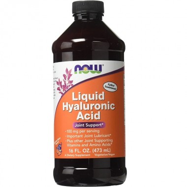Гиалуроновая кислота NOW Foods Liquid Hyaluronic Acid 473 ml /32 servings/ Berry Flavor