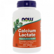 Микроэлемент Кальций NOW Foods Calcium Lactate 250 Tabs