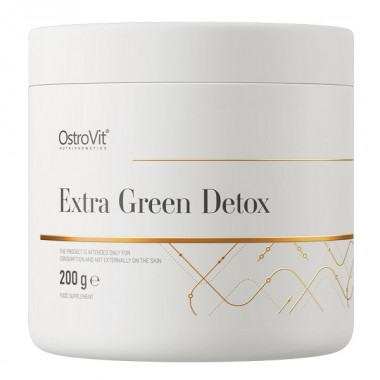 Антиоксиданты для спорта OstroVit Extra Green Detox 200 g /25 servings/ Unflavored