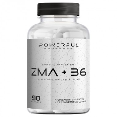 Тестостероновый бустер Powerful Progress ZMA+B6 90 Caps