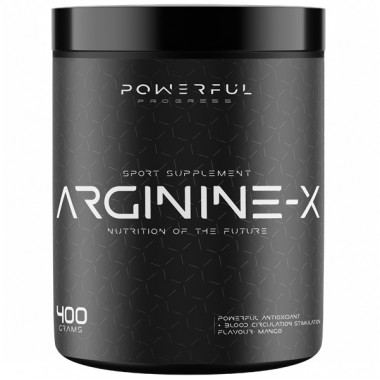Аргинин для спорта Powerful Progress Arginine-X 400 g /80 servings/ Mango Аргинин для спорта Powerful Progress Arginine-X 400 g /80 servings/ Mango
