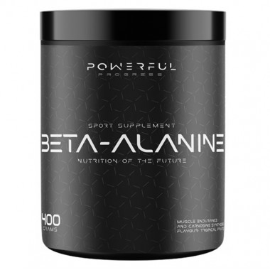 Бета-аланин для спорта Powerful Progress Beta-Alanine 400 g /160 servings/ Tropical mix