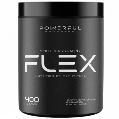 Хондропротектор (для спорта) Powerful Progress Flex 400 g /20 servings/ Green Apple