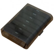 Таблетница (органайзер) для спорта Powerful Progress Pill Box Black Таблетница (органайзер) для спорта Powerful Progress Pill Box Black